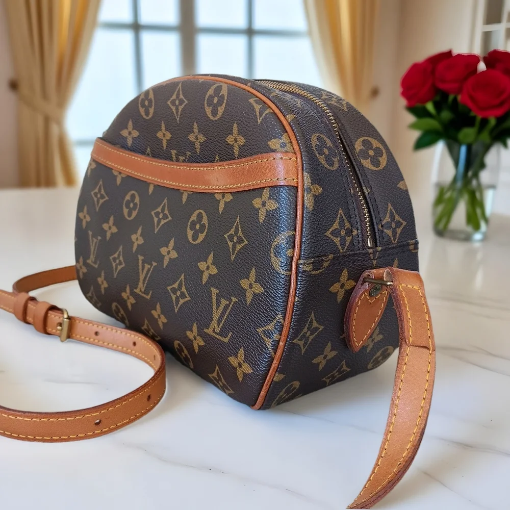 ​👑 LOUIS VUITTON Blois Crossbody Bag Monogram | Pristine Condition - Picture 4 of 16